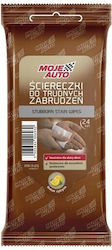 Moje Auto Mikrofaser-Auto-Tücher Reinigung Khaki 24 Stück