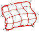 Strong Orange Motorcycle Helmet Cargo Net Scooter Quad Atb