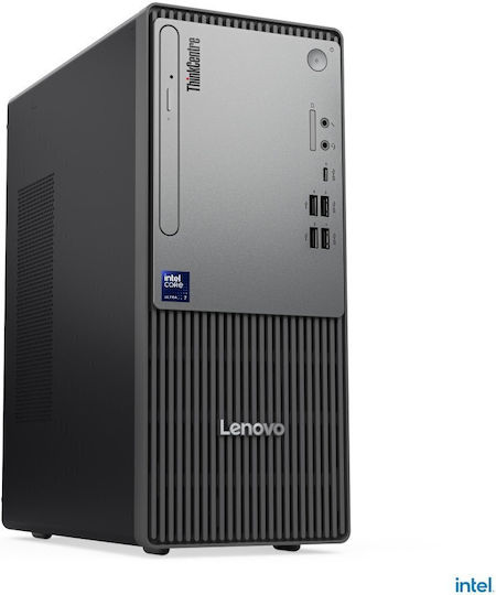 Lenovo ThinkCentre Neo 50t Gen 6 Desktop PC (Ultra 7-265/16GB DDR5/512GB SSD/Fără sistem de operare) cu Tastatură (US)