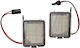 Ford C-max Ii Focus Mk3 Kuga Mondeo Mk4 S-max Led Mirror Illumination Lights 2 Pcs Set