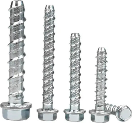 Cement Bolt Hexagon Galvanized with Diameter M7.5 and Length 140mm MPET-75-140