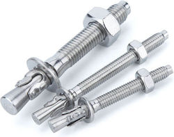 Inox Metallic Expandable Screw Anchors 10x100