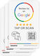 Google Review Tap Sticker Smart Tap Nfc & Qr Sofortbewertungen 3er Pack