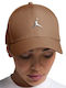 Hm5750-232 Nike Jordan Rise Structured Metal Jumpman Hat Brown Color