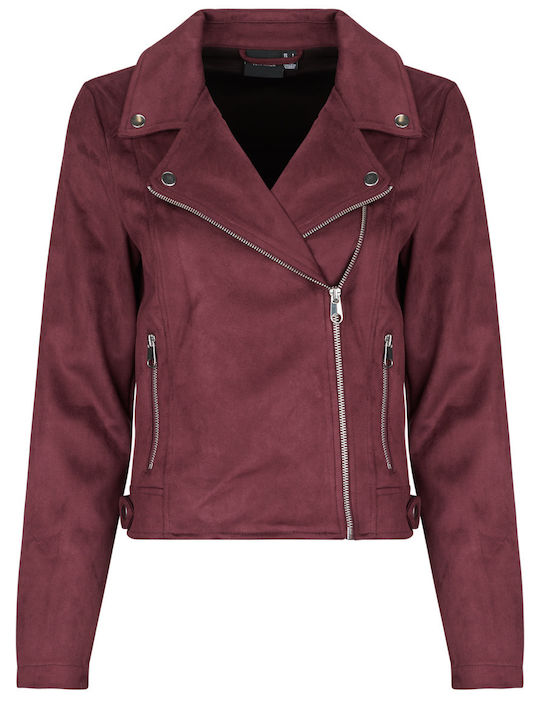Vero Moda Jose Damen Lederjacke Für Winter Dame...