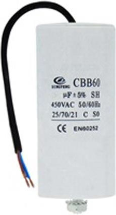 Permanent Cable Capacitor 35uF 450VAC CBB Piece