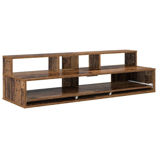 Vidaxl Birou Studio Din Lemn Antichizat 130 X 42,5 X 36 Cm