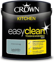 Crown Vopsea plastică pentru utilizare internă Crown Simple Egg 2.5lt Crown Vopsea plastică pentru utilizare internă Crown Simple Egg 2.5lt