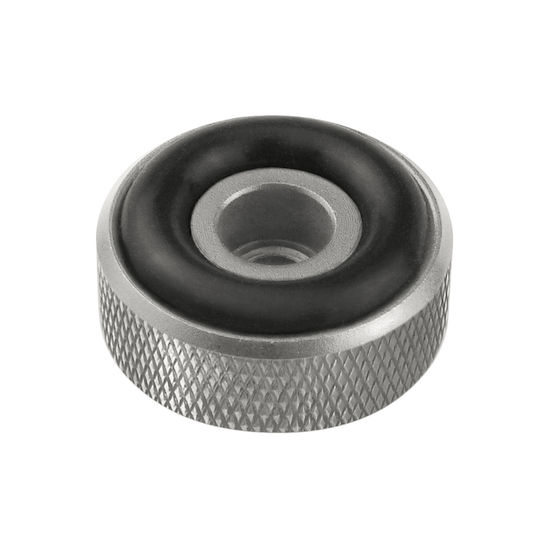 Dynavox "aluminium Feet Striped Mini" Feet Stripes 4pcs Silver