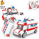 Panlos Cuburi de Construcții 659013 Robot Vehicul de Salvare 2 Forme 6+ Ani 562 Buc