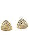Dorian Gray Earrings With Clip Gold Plated Steel