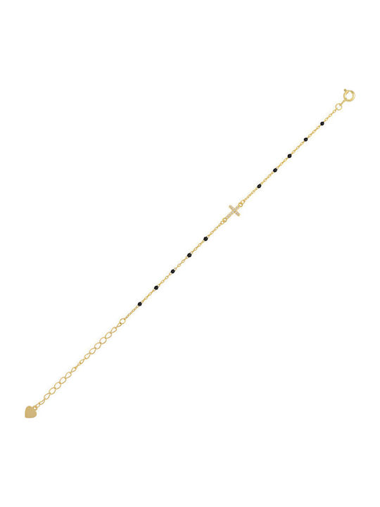 Prince Silvero Damentraubenarmband mit Kreuz-De...