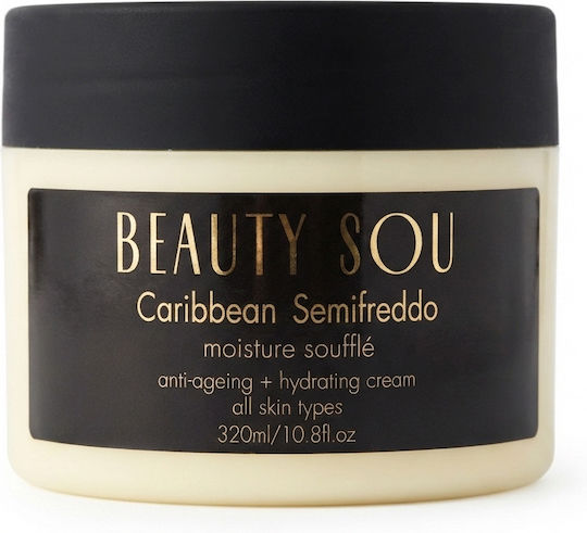 Beauty Sou Caribbean Semifreddo Moisturizing & Anti-Aging Body Mousse with Coconut Perfume for All Skin Types 320ml