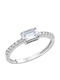 Ioannis Kosmima Women's Ring with Zircon in 9K White Gold