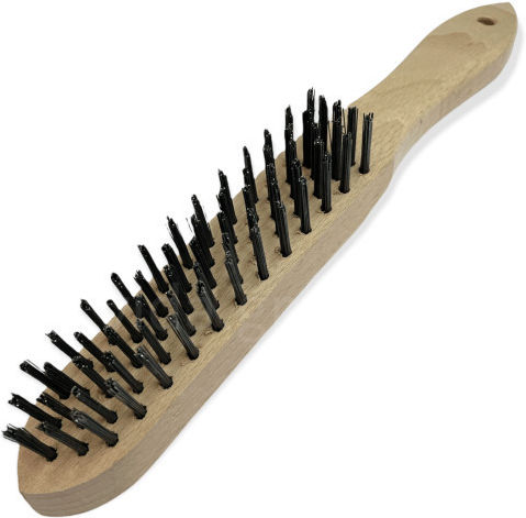 Wire Brush 5 Rows Steel Bristle Straight Tb