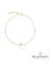 Velegrakis Kinderarmband aus 9K Gold mit Schmetterling