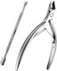 Set Double Nail Nipper Pusher Stainless Steel