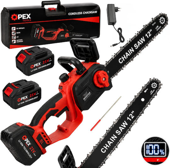 Verk Group Battery Chainsaw Brushless 21V Brushless with 30cm Blade