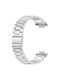 Metallic Wearable Strap Stainless Steel for Redmi Watch 4 5 6 Smart Band 8 Pro 9 Pro 10 Pro Silver