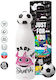 Koupakoupa Girl Stainless Steel Kids Water Bottle Baby Shark Non Spill Multicolour 550ml