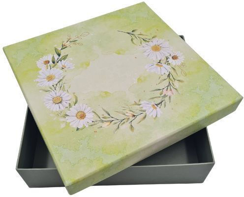 DS Boxes Green Gift Box 23x6x23cm