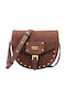 Stoff Damen Handtasche Crossbody Handtasche Braun