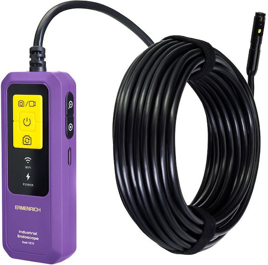 Ermenrich Wi-Fi Endoscope Camera for Mobile with 10m Cable