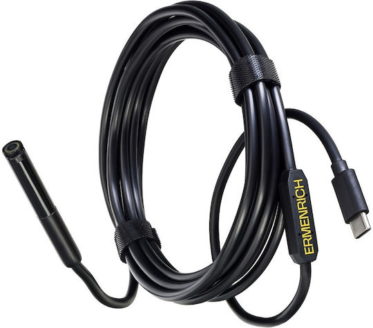 Ermenrich Endoskopkamera Wi-Fi für Mobilgeräte mit Kabel 3m