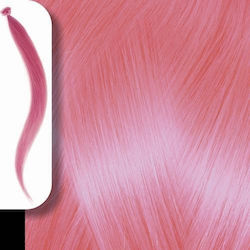 Yanni Extensions Extension with Human Hair in Pink Colour 50cm 5 Pieces