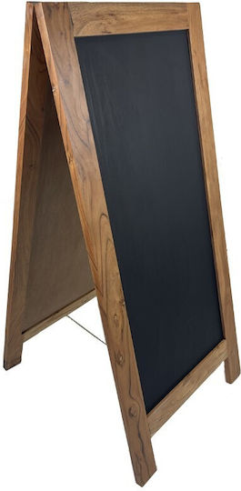 Wooden Chalk Board Heavy Type 17kg 65x140cm Double-sided