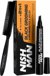 NISHMAN Black Hair Brush NISHMAN Black Hair Brush