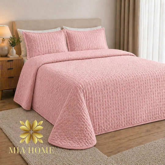 Mia Home Mia Home Tagesdecken Übergröße Rosa 220x240cm 3 Stück