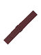 Curea Curea Din Piele Burgundy 18mm