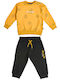 Kids Sweatpants Set With Top Yellow