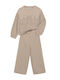 Kids Tracksuits Beige 2 Pieces