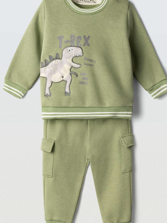 Hashtag Kinder Sweatpants Set Olivgrün 2 Stück