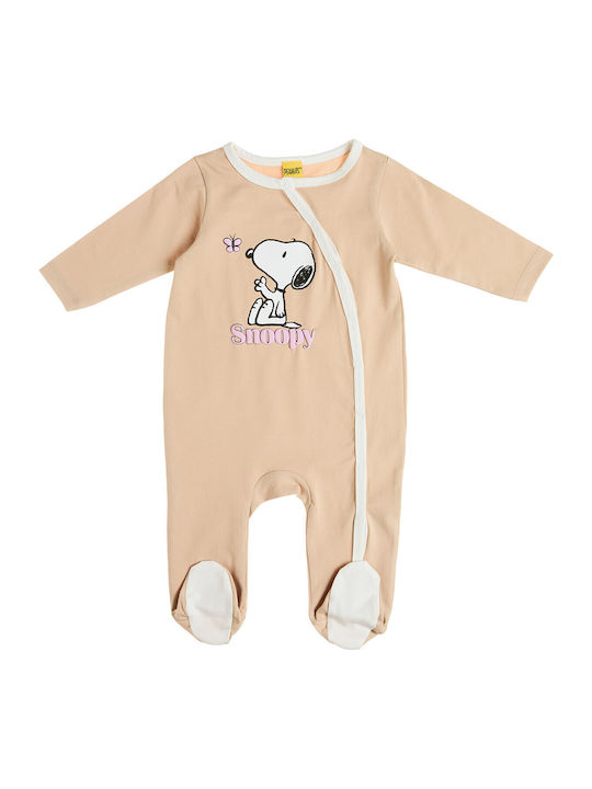 Peanuts Worldwide LLC Beige Onesie