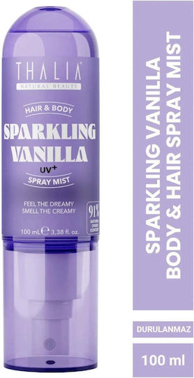 Parfümiertes Haarnebel Spray Haar Körper UV-Filter Funkelnde Vanille Thalia 100 Ml