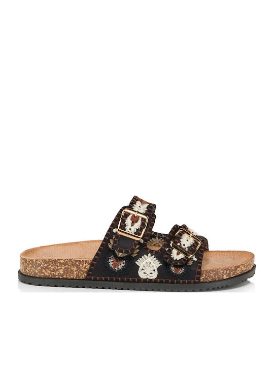 Mix Feel Sandale Anatomici Casual Damă Negre
