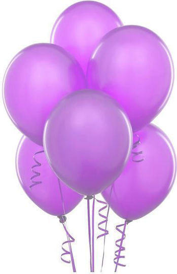 Zusammensetzung mit 50 Lila Luftballons