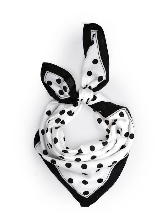 Mat Fashion Şal Pentru Femei Alb 0043.8273.N-white-dots