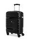 Ciak Roncato Cabin Hard Travel Suitcase Black Height 55cm