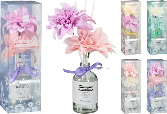 Raumdüfte Diffusor 100ml 6 Stücke & 2 Künstliche Rosenblumen