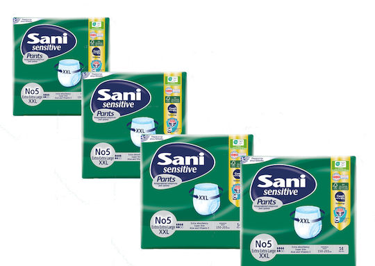 Sani Sani Sensitive Pants Inkontinenz-Unterwäsche XXLarge 56 Einheiten