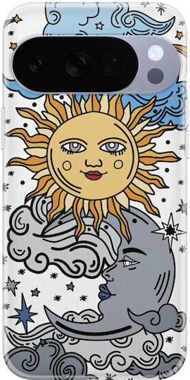 Husă Sun Moon Stars Google Pixel 10 Pro 5G Clear TPU Silicon Transparentă