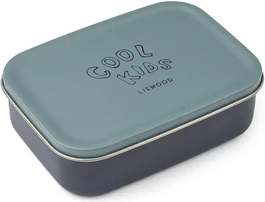 Liewood Cool Kids Неръждаема Детска Кутия за Храна 1.3lt Dusty Peppermint