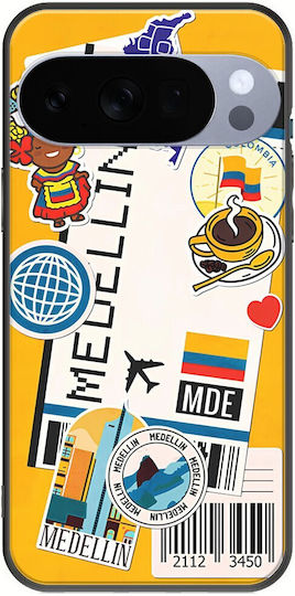Θήκη Ticket To Medellin Google Pixel 10 Pro 5g Black Tpu Μαύρη Σιλικόνη
