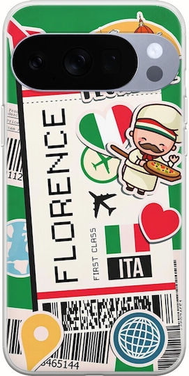 Husă Ticket To Florence Google Pixel 10 Pro 5G Flexibil TPU Silicon Transparent