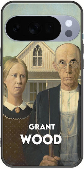 Handyhülle Grant Wood Google Pixel 10 Pro 5G Schwarzes Tpu Schwarz Silikon