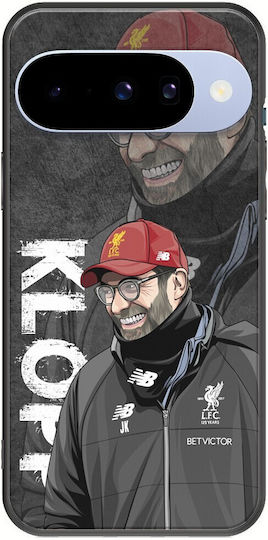 Jurgen Klopp Case Google Pixel 10 5G Black TPU Black Silicone